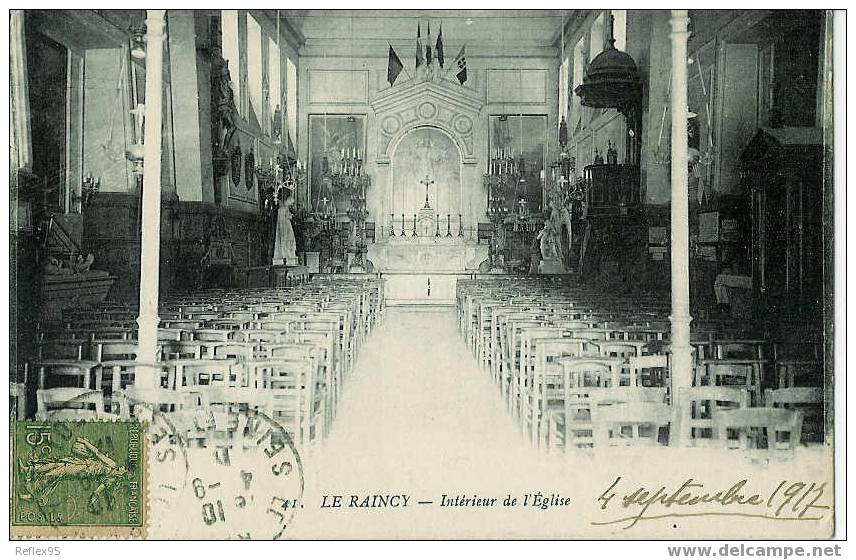 LE RAINCY - Intérieur De L'Eglise. - Le Raincy