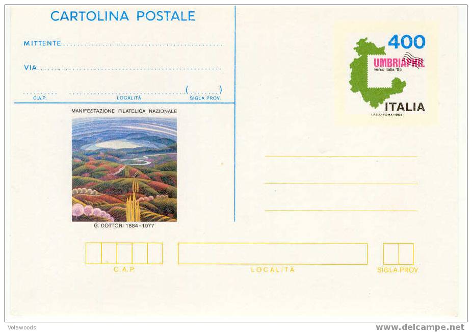 Italia - Cartolina Postale Nuova: Umbriaphil 85 - 1985 - Entero Postal