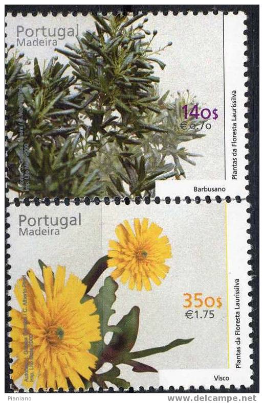 PIA - MADERE - 2000 - Flore - Plantes De La Foret Laurifère De Madere - (Yv 212-17) - Madère