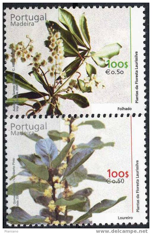 PIA - MADERE - 2000 - Flore - Plantes De La Foret Laurifère De Madere - (Yv 212-17) - Madère