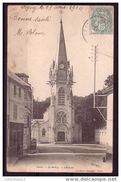 VAL D'OISE - Vigny - L'eglise - Vigny