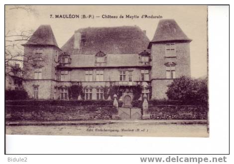 Mauleon  Chateau De Maytie D'Andurain - Mauleon Licharre