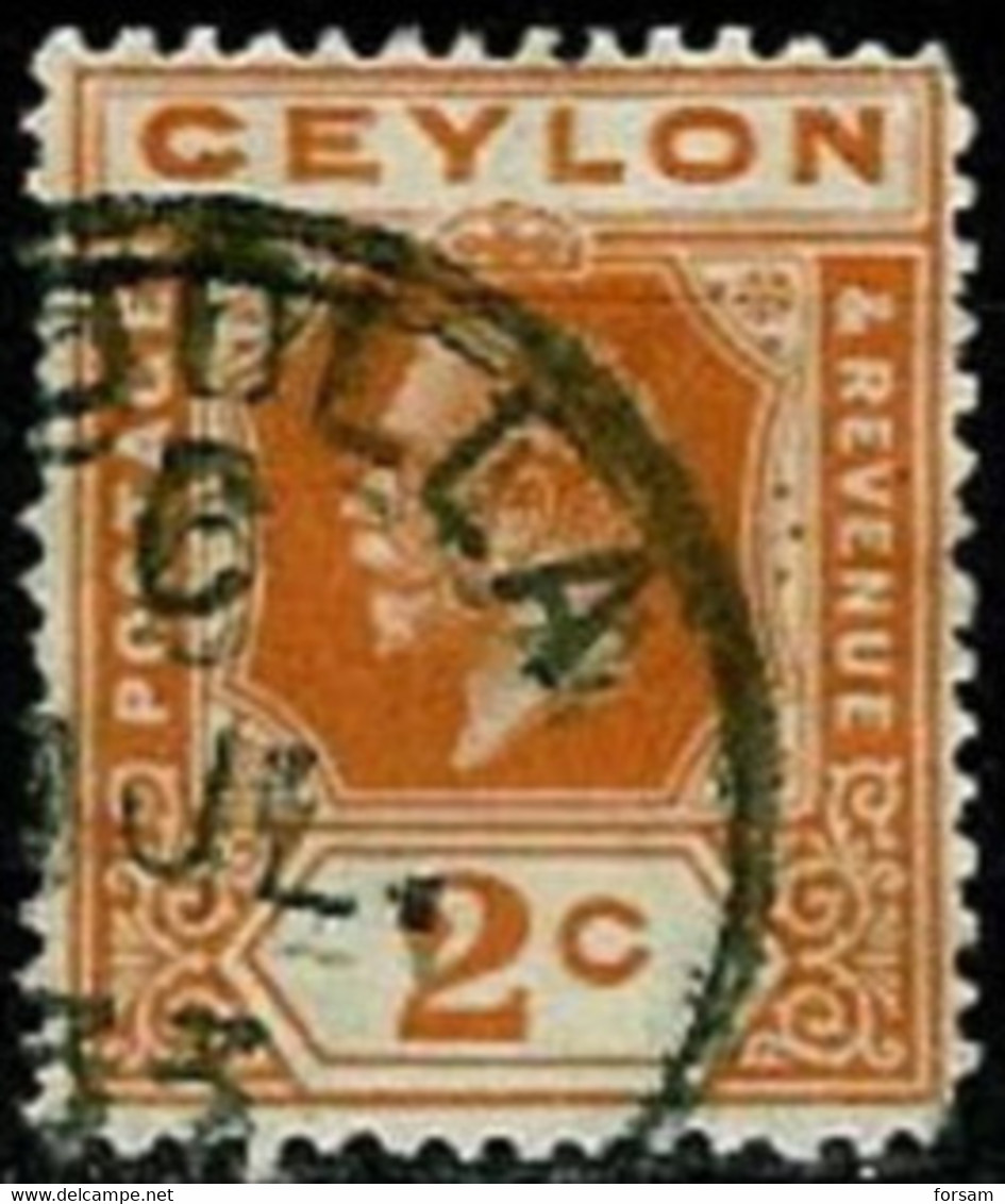 CEYLON..1911..Michel # 166...used. - Ceylon (...-1947)