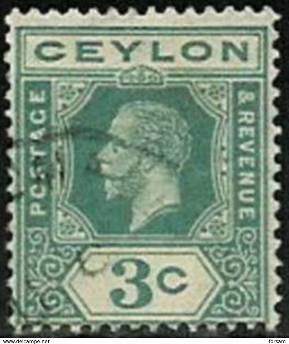 CEYLON..1921/1927..Michel # 188...used. - Ceylon (...-1947)