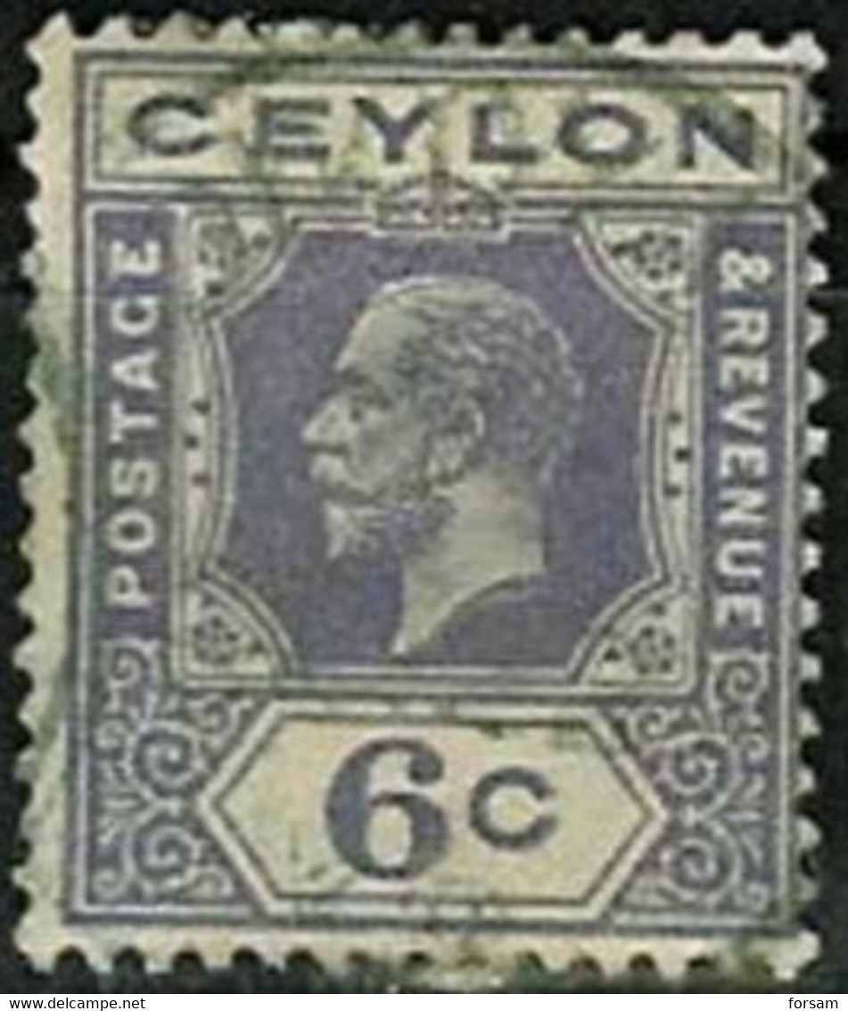 CEYLON..1921/27..Michel # 191...used. - Ceylon (...-1947)