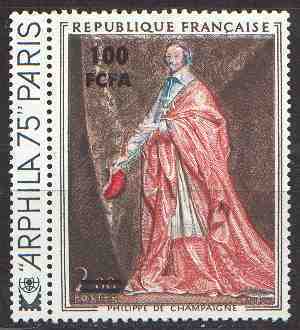 Réunion N° 423 ** Religion. Personnage, Cardinal De Richelieu (Tableau) - Unused Stamps