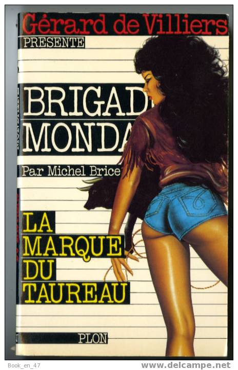 {29551} M Brice " La Marque Du Taureau " Brigade Mondaine N° 38 , Plon EO 1982. TBE - Brigade Mondaine