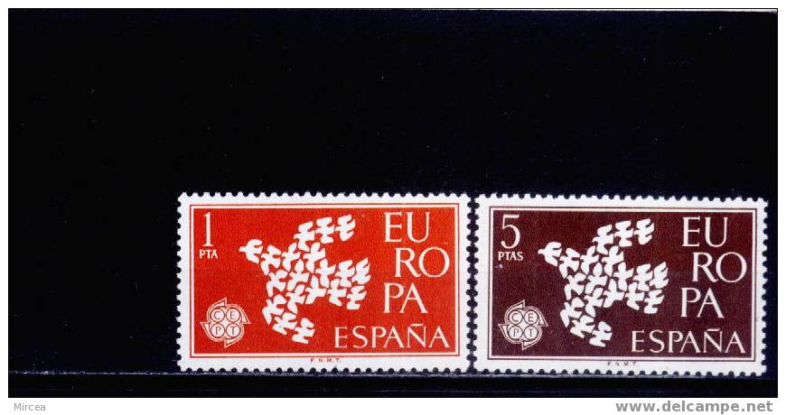 Espagne  Yv.no.1044/5  Neufs** - 1961