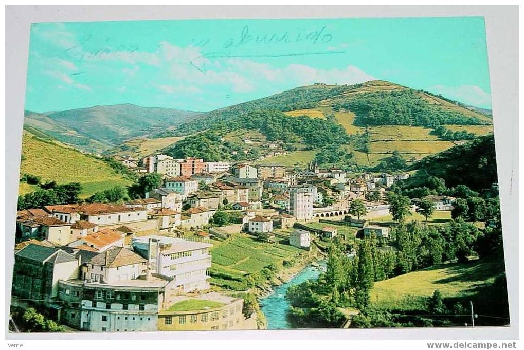 ANTIGUA POSTAL DE CANGAS DE NARCEA - ASTURIAS - NO CIRCULADA - ESCRITA - ED. ALARDE. - Asturias (Oviedo)