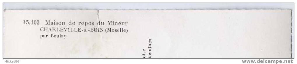 Charleville Sous Bois,près Boulay--années 60-Maison De Repos Du Mineur(très Animée),cpsm N°15.103-billard-belle Carte-- - Autres & Non Classés