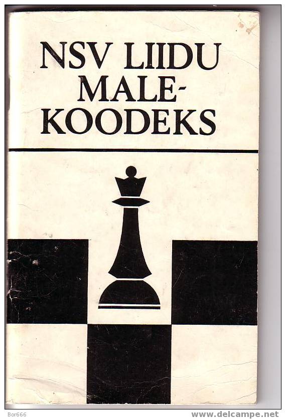 INTERESTING USSR MAGAZINE " CHESS CODEX " 1976 ( Estonian Language ) - Revues & Journaux