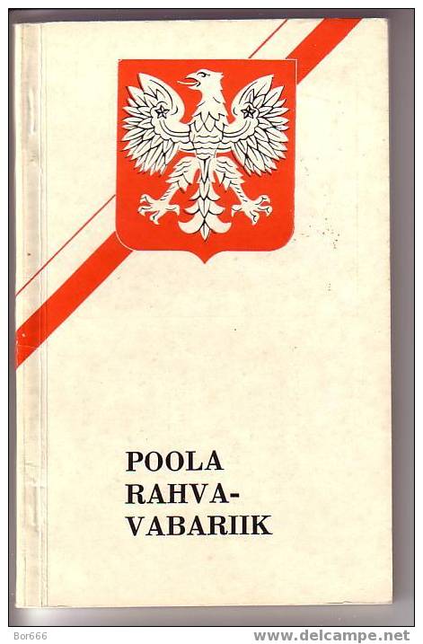 GOOD OLD COUNTRY GUIDEBOOK - POLAND ( Estonian Language - Published 1975 ) - Encyclopaedia