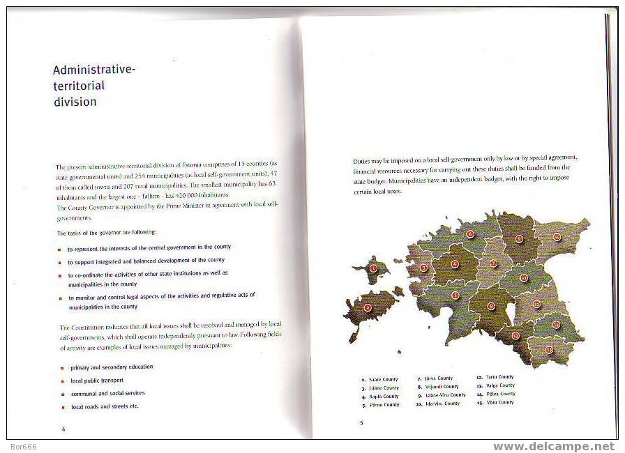 INTERESTING ESTONIAN BOOK - REGIONAL POLICY In ESTONIA ( English Language - Published 1999 ) - Wirtschaft