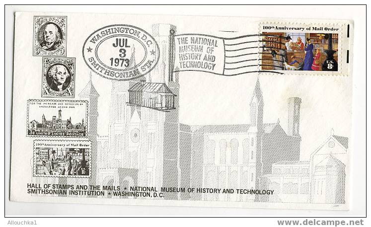 USA/ ETATS UNIS D'AMERIQUE /UNITED STATES NATIONAL MUSEUM OF HISTORY AND TECHNOLOGY JUILLET / 3 /1973 - Schmuck-FDC