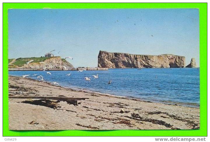 PERCÉ,QUÉBEC - LE ROCHÉ PERCÉ - CARTE À VOYAGÉE - - Percé