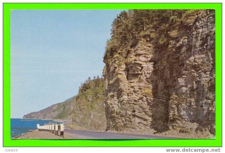 GASPÉ NORD, QUÉBEC - ROUTE AVANT D´ARRIVER À MONT ST-PIERRE - CARTE JAMAIS ÉTÉ UTILISÉE - - Gaspé