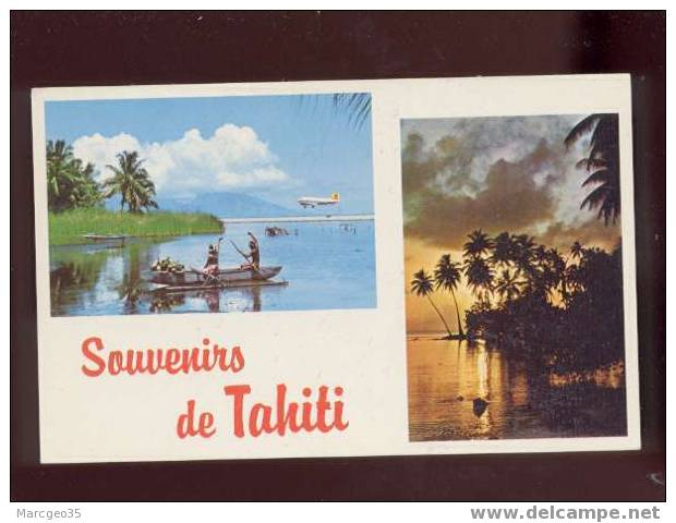 003234 Souvenirs De Tahiti édit.sincere Avion , Bel Affranchissement - Polynésie Française