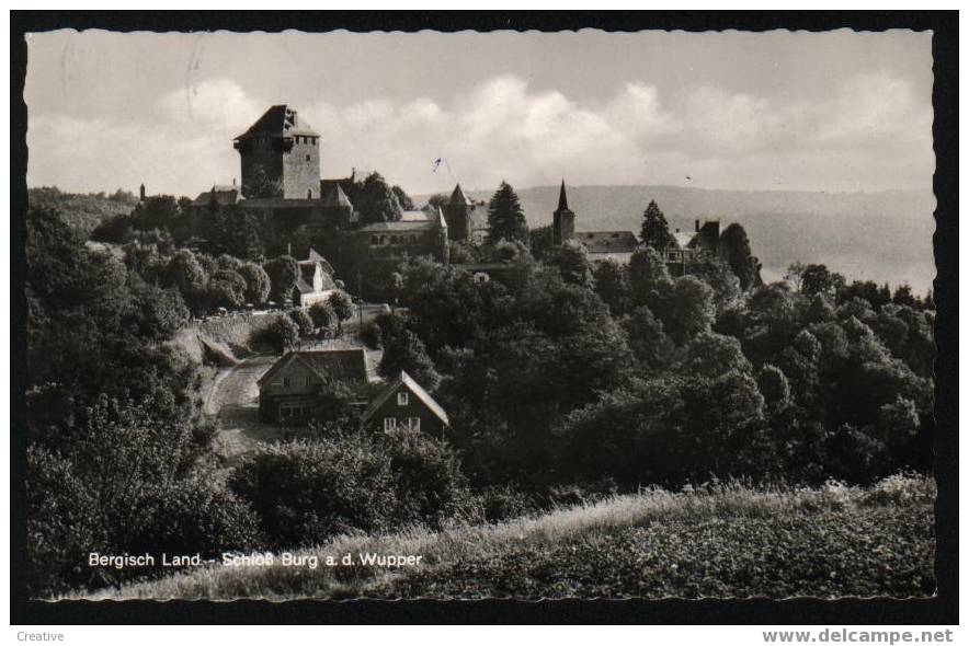 BERGISCH LAND-SCHLOS BURG A.d. WUPPER*Verlag KARL BLÜMER,Wuppertal-Elberfeld 1960 - Wuppertal