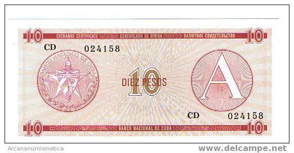 CUBA,10 PESOS 1985 SERIES A KMFX4 SC/PLANCHA/UNC   DL-3812 - Cuba