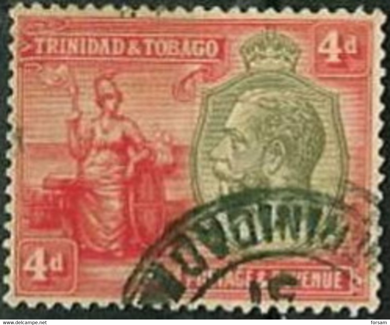 TRINIDAD & TOBAGO..1922..Michel # 109...used. - Trinidad Y Tobago