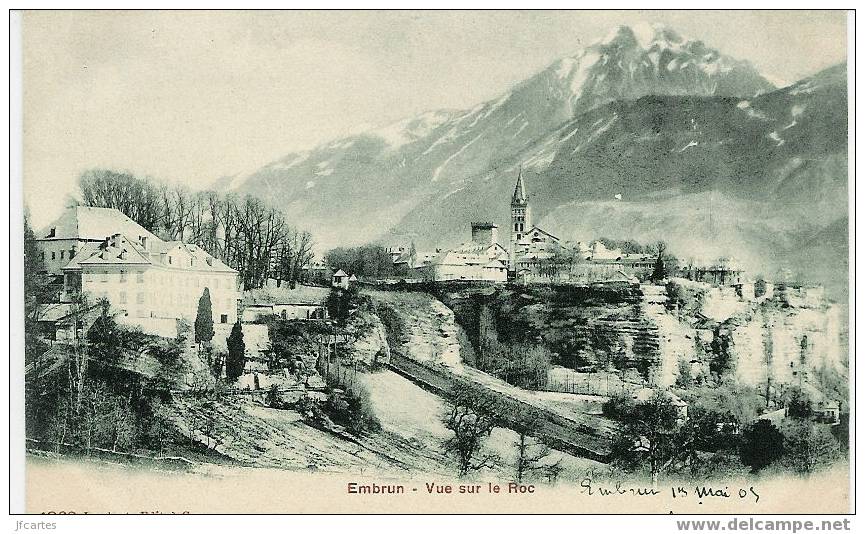 05 - EMBRUN - Vue Sur Le Roc - Embrun