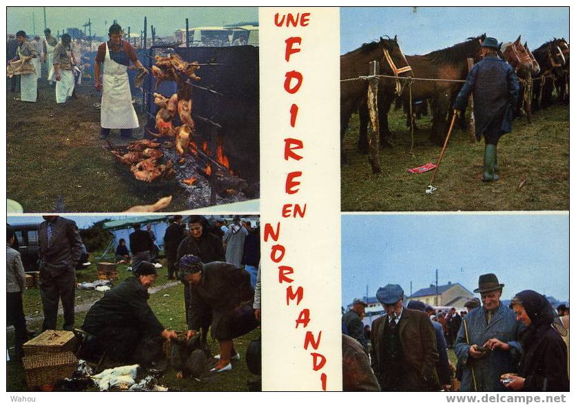 LESSAY  (Manche)   -   Scènes De Foire En Normandie    (a Voyagé En 1974) - Fairs
