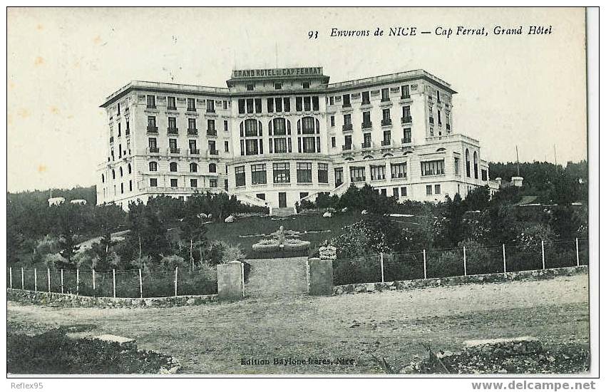 Environs De Nice - CAP FERRAT , Grand Hôtel. - Saint-Jean-Cap-Ferrat