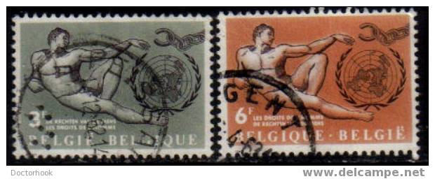 BELGIUM    Scott   #  585-6  F-VF USED - Used Stamps