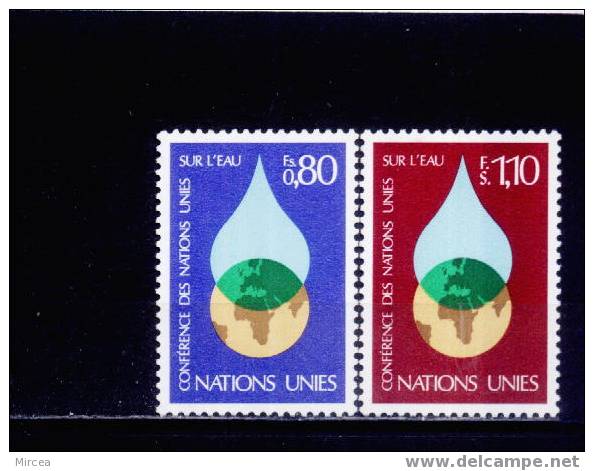 Nations Unies Geneve Yv.no.64/5 Neufs** - Unused Stamps