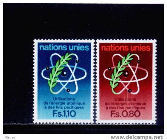 Nations Unies Geneve Yv.no.70/1 Neufs** - Neufs