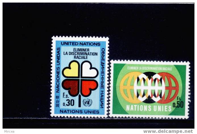 Nations Unies Geneve Yv.no.19/20 Neufs** - Neufs