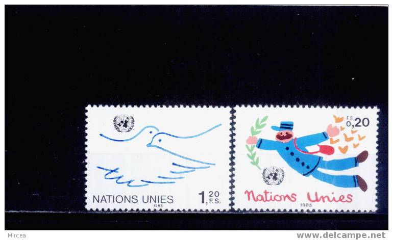 Nations Unies Geneve Yv.no.131/2 Neufs** - Unused Stamps