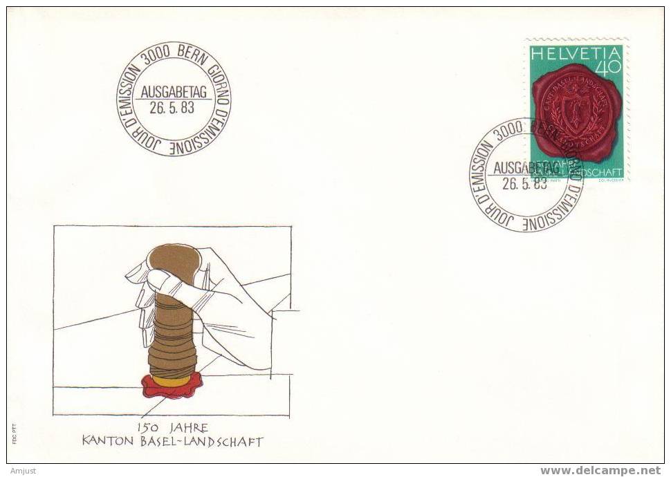 Suisse FDC 1983 Série Ordinaire Zumstein No. 700 - FDC