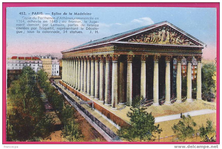 75-198   PARIS   Eglise De La Madeleine - Other & Unclassified