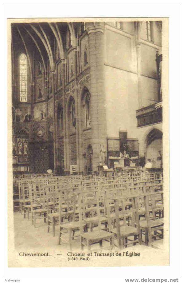 Chèvremont Choeur Et Transept De L'église Vierge - Chaudfontaine