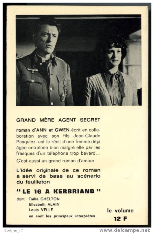 {29673} Ann Et Gwen J Cl Pasquiez " Grand-mère Agent Secret " ,Ed Du Dauphin , EO 1972 . TBE - Sonstige & Ohne Zuordnung