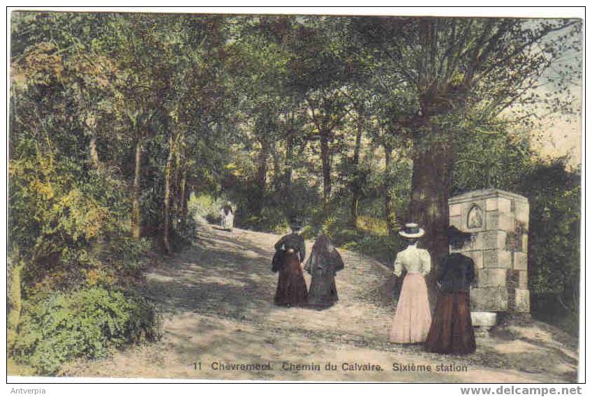 Chèvremont Chemin Du Calvaire 1910 - Chaudfontaine