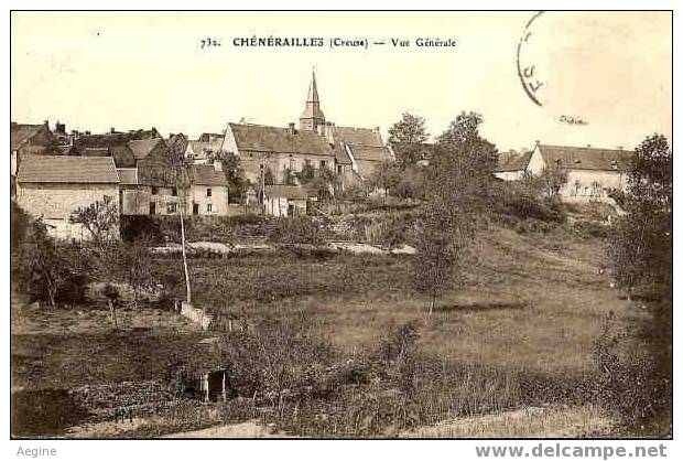 Ref 2301- Chenerailles - Vue Generale - Bon Etat - Chenerailles