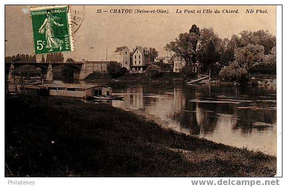 Chatou Pont Du Chiard  1912 - Chatou