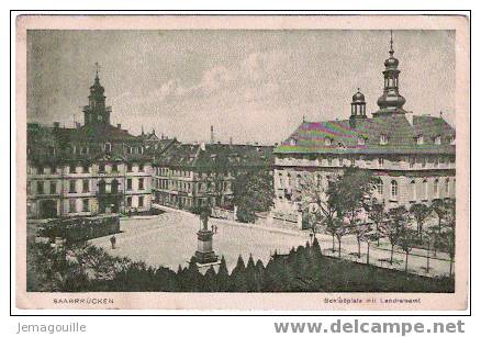 SAARBRÜCKEN - Schlosssplatz Mit Landratsamt - D-2 - Saarbrücken