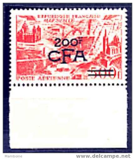 Réunion  Cfa 1950  Pa  N° 50  Marseille  Neuf X X  Cote 67€ - Airmail