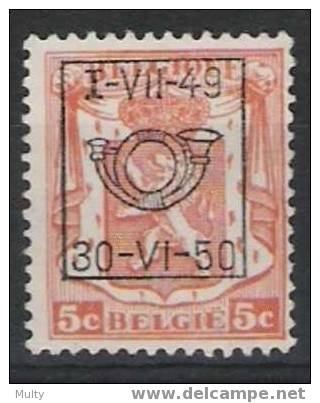 Belgie OCB V594 (*) - Typo Precancels 1936-51 (Small Seal Of The State)