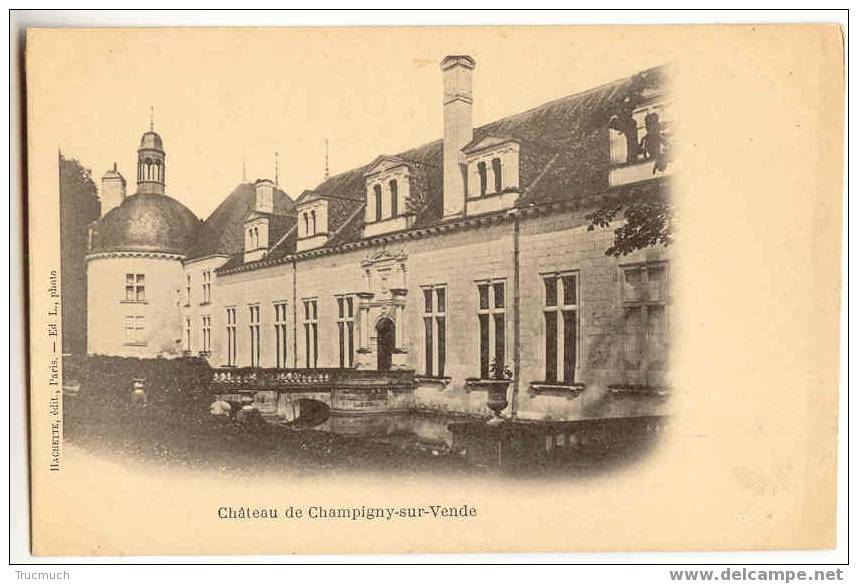 B 486 - Château De Champigny-sur-Vende - Champigny-sur-Veude