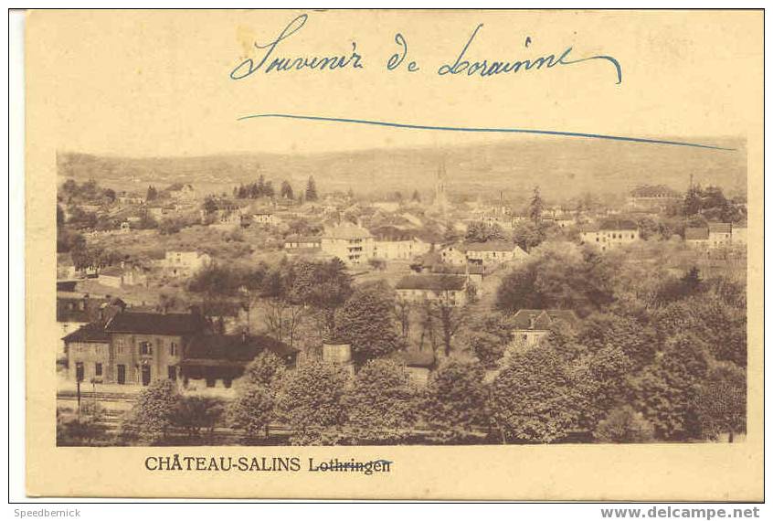 2679 Chateau Salins Lothringen. Correspondance Guerre 14 18 - Chateau Salins