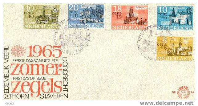 Nederland, FDC NVPH 842/46 - FDC