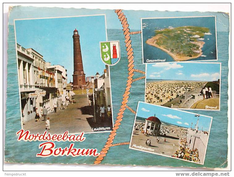 Nordseebad Borkum - Color MBk 1966 - (d 486) - Borkum