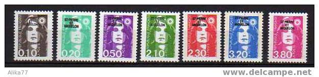 SPM    Neuf**  Y. Et T. N° 514 à 520       Cote: 7,00 Euros - Unused Stamps