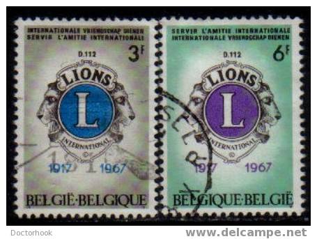 BELGIUM   Scott   # 679-80  VF USED - Used Stamps