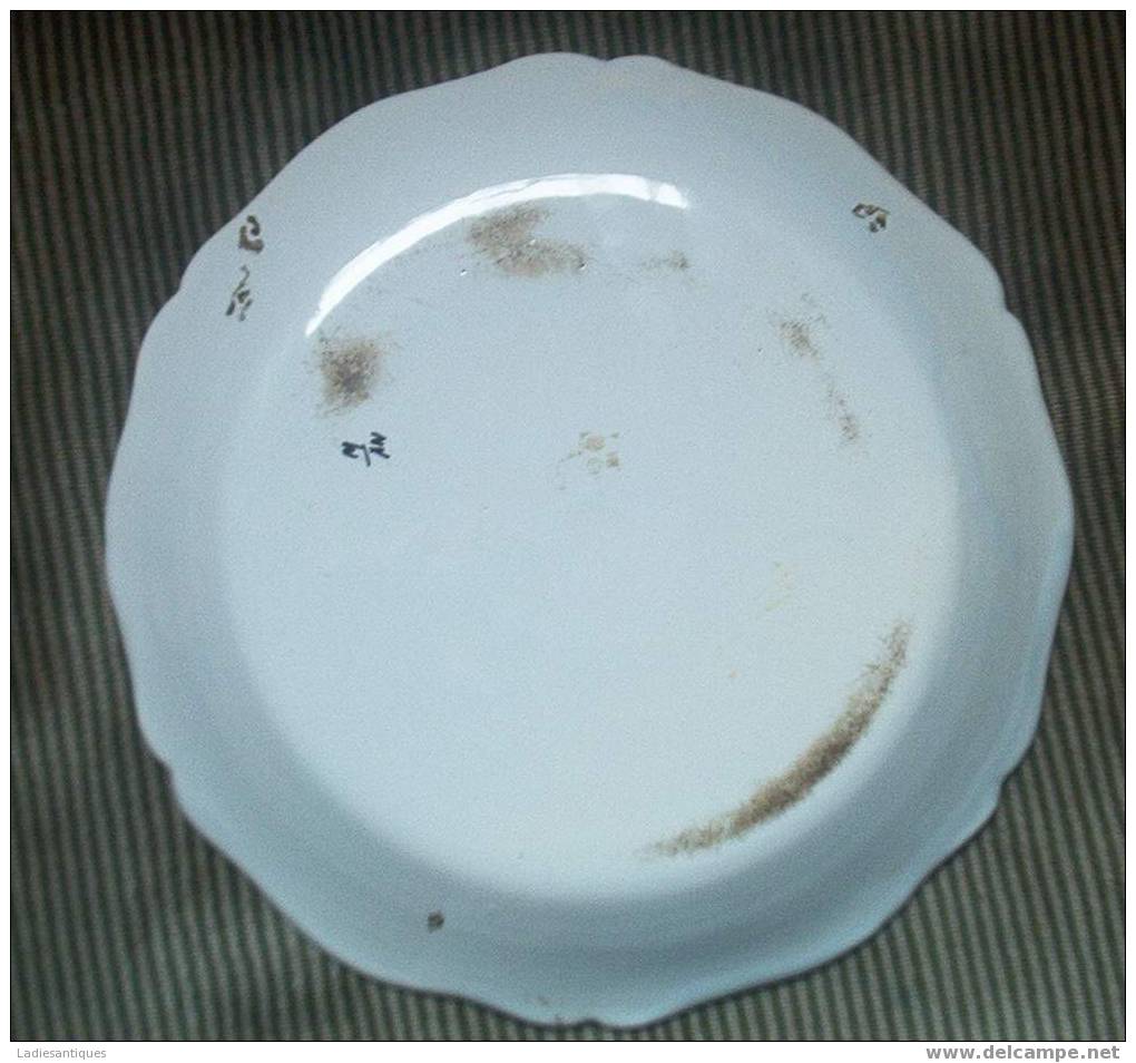 Auxerre ? - Assiette - Bord  - Plate - AS 1319 - Other & Unclassified