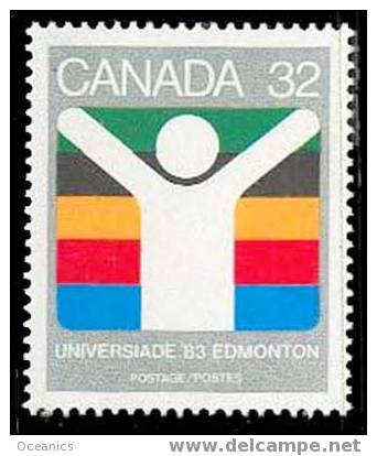 Canada (Scott No. 981 - Jeux Universitaire / Edmonton / University Games) [**] - Unused Stamps